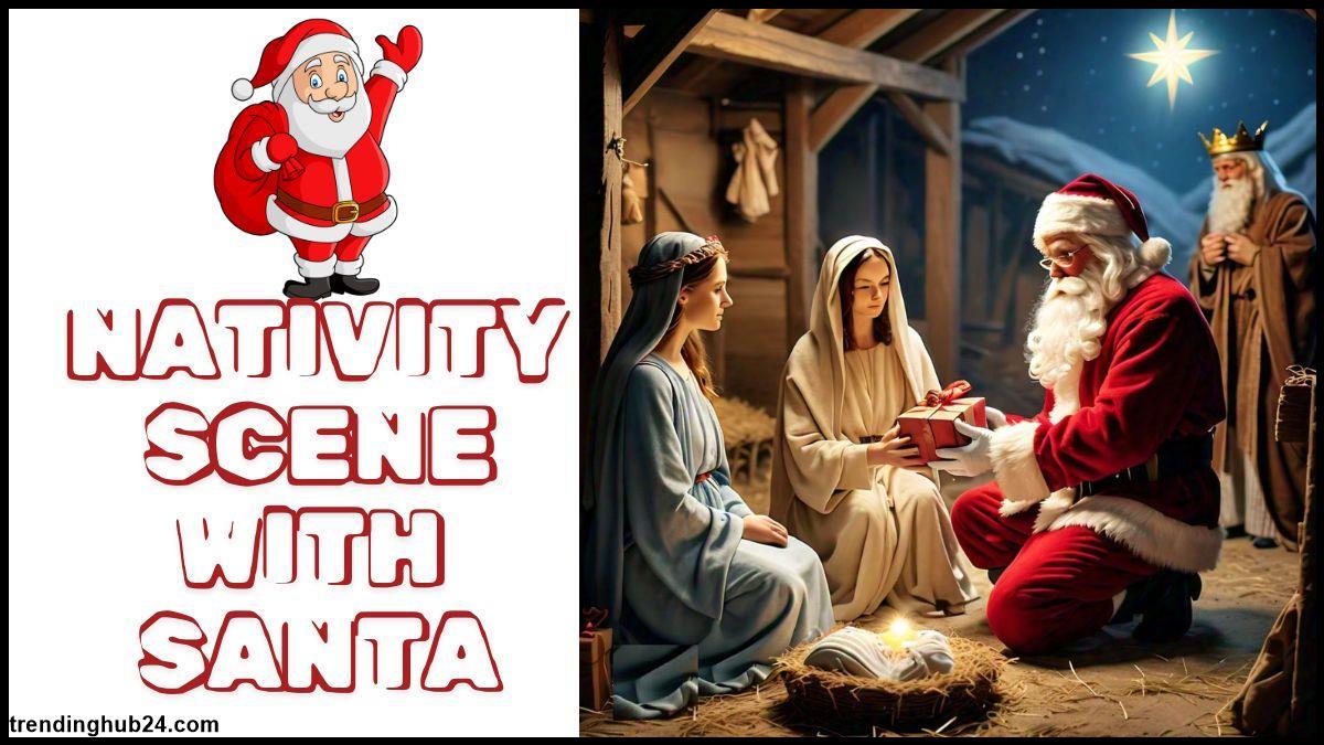 nativity scene with santa The Nativity SceneHistorical Overview.jpg